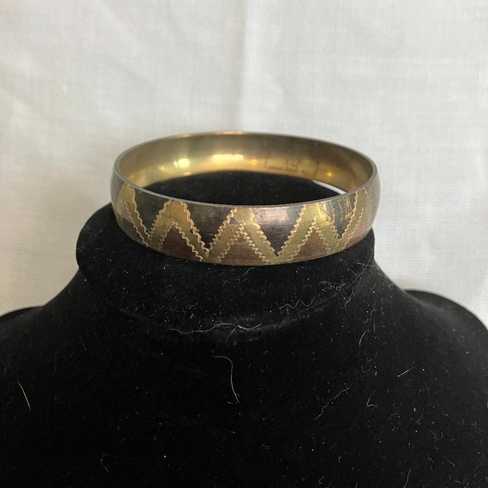 Shades of Bronze Cuff Bracelet EUC - Picture 1 of 3